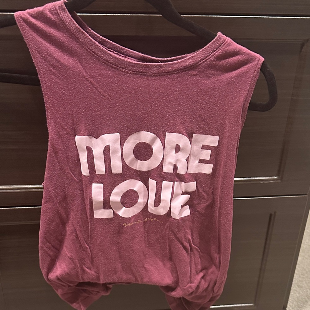 Spiritual Gangster Maroon Tank with Inspirational Print